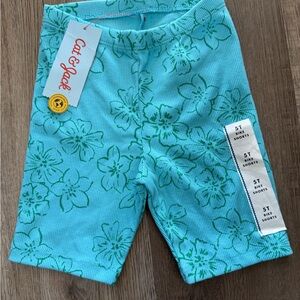 Cat & Jack Kids' Teal Floral Shorts